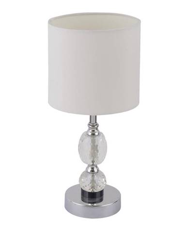 Biela stolová lampa Cantus