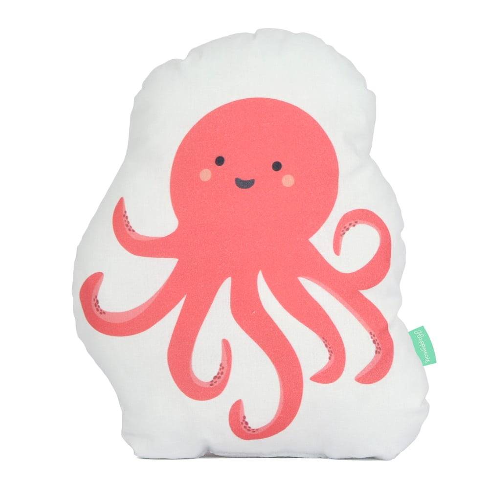 Happynois Vankúšik z čistej bavlny Happynois Octopus, 40 × 30 cm